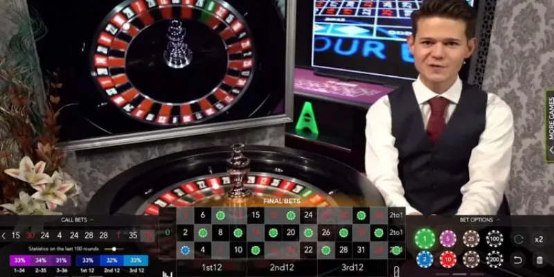 Hướng dẫn luật chơi live roulette dành cho người mới